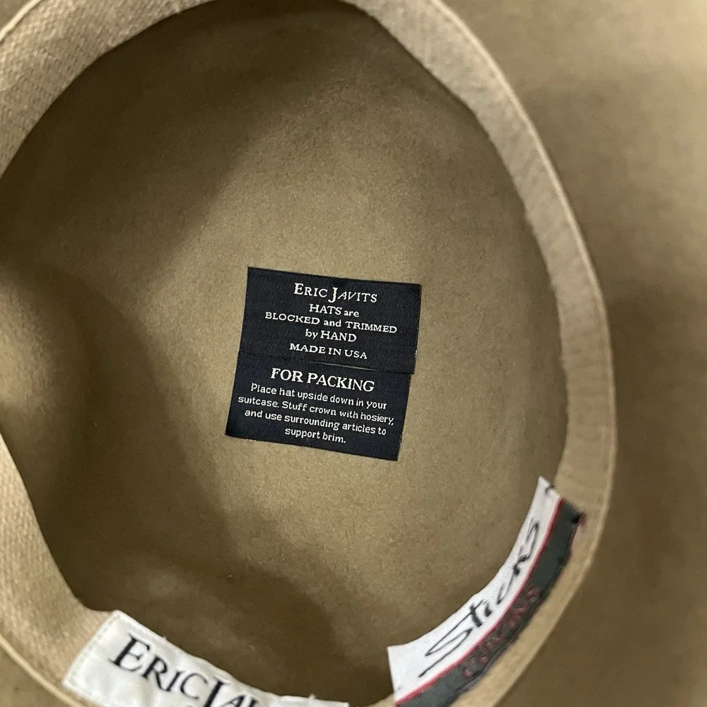 Eric‎ Javits Women's Kim Wool Hat Beige - Picture 5 of 8